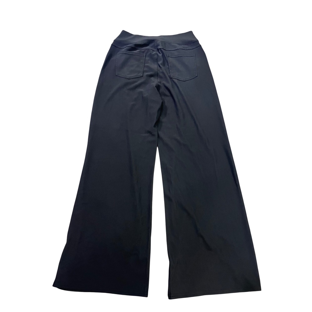 Halara Black Wide Leg High Waisted Lounge Pants Women Large Tall Pockets NWOT - Picture 3 of 9